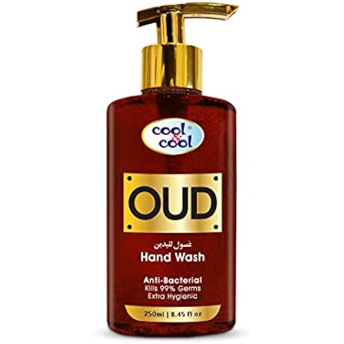 Cool & Cool ARABIC SERIES OUD HAND WASH -250ML - ANTIBACTERIAL, ALCOHOL-FREE, MOISTURIZING WITH VITAMIN E, 99% GERM-KILLING FORMULA - Image 1